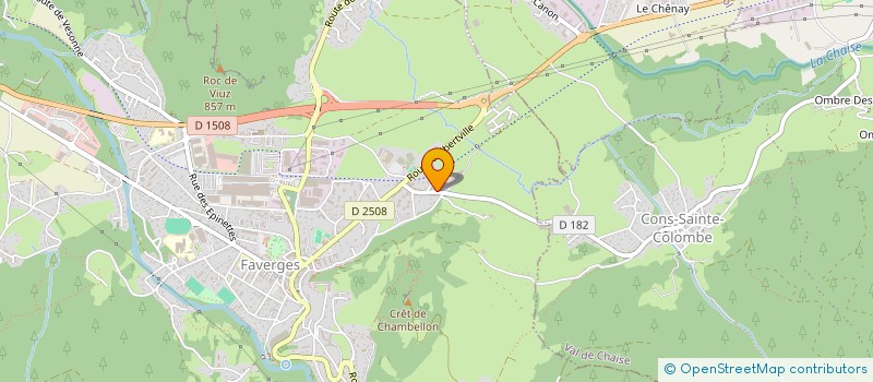 localisation de l'entreprise JAB  FAVERGES-SEYTHENEX