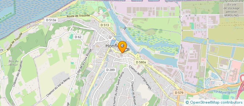localisation de l'entreprise JAB à HONFLEUR