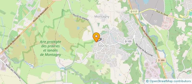 localisation de l'entreprise JAB  MONTAGNY