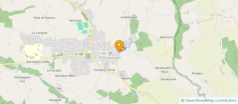 localisation de l'entreprise JAB  PLOUGONVEN