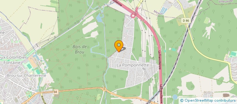 localisation de l'entreprise JAB ENTERPRISES  POMPONNE