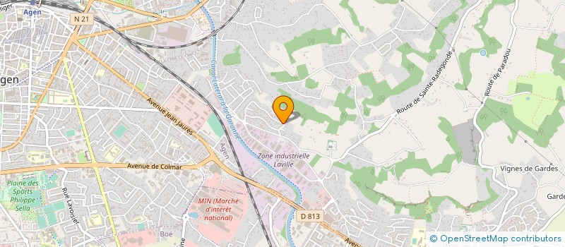 localisation de l'entreprise JAB IMMOBILIER  BON-ENCONTRE