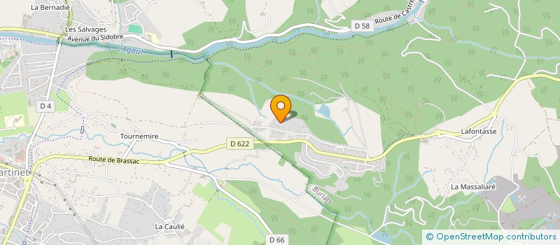 localisation de l'entreprise JAB (JAZZ ADELAIDE BURLATS)  BURLATS