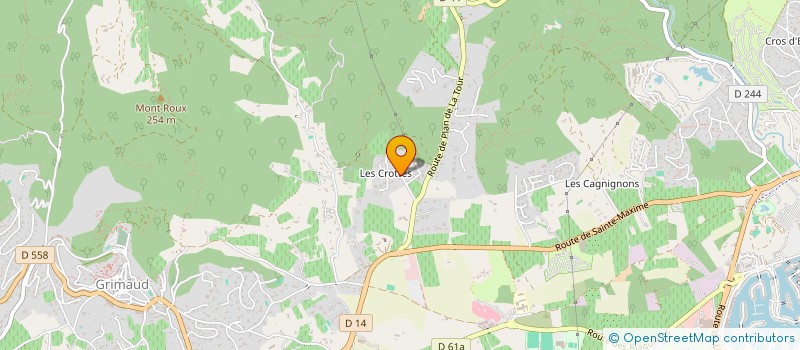 localisation de l'entreprise JAB NINETY TWO à GRIMAUD