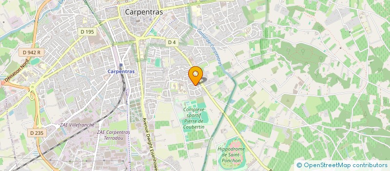 localisation de l'entreprise JAB'TP à CARPENTRAS