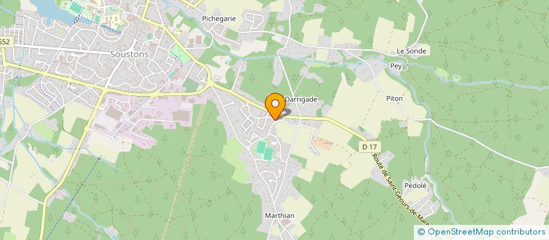 localisation de l'entreprise JABACA  SOUSTONS