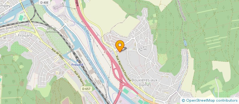 localisation de l'entreprise JABAD à BOUXIERES-AUX-DAMES