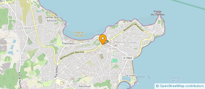 localisation de l'entreprise JABADAO  PERROS-GUIREC