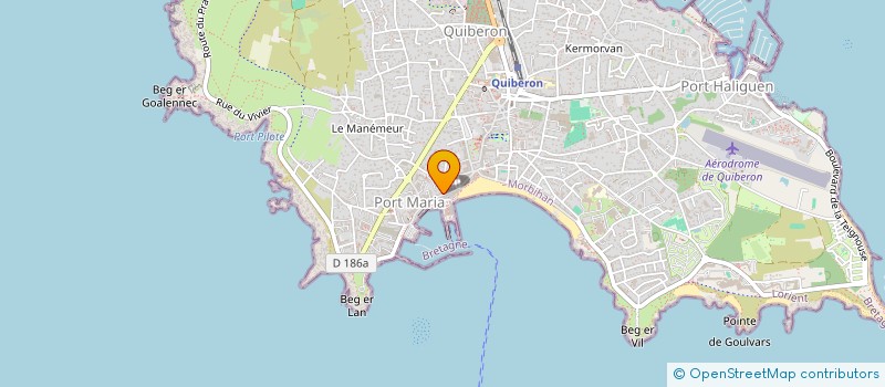 localisation de l'entreprise JABADAO  QUIBERON