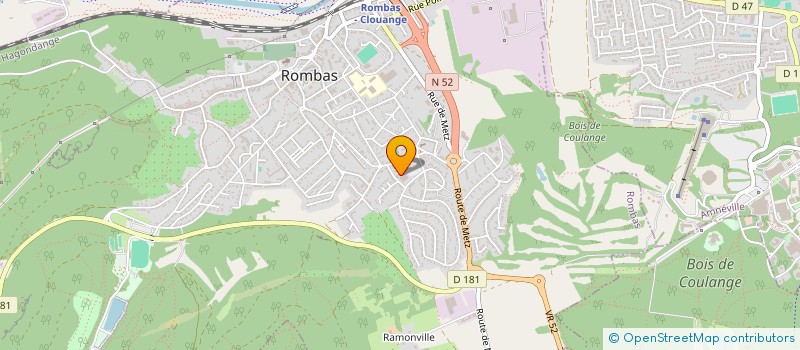 localisation de l'entreprise JABAL  ROMBAS