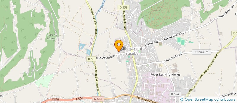 localisation de l'entreprise JABAL  MOURS-SAINT-EUSEBE