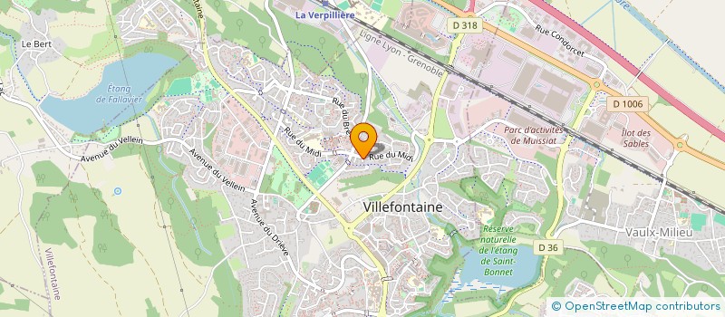 localisation de l'entreprise JABAS IMMO  VILLEFONTAINE