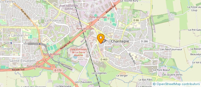 localisation de l'entreprise JABATTSKI  CHANTEPIE