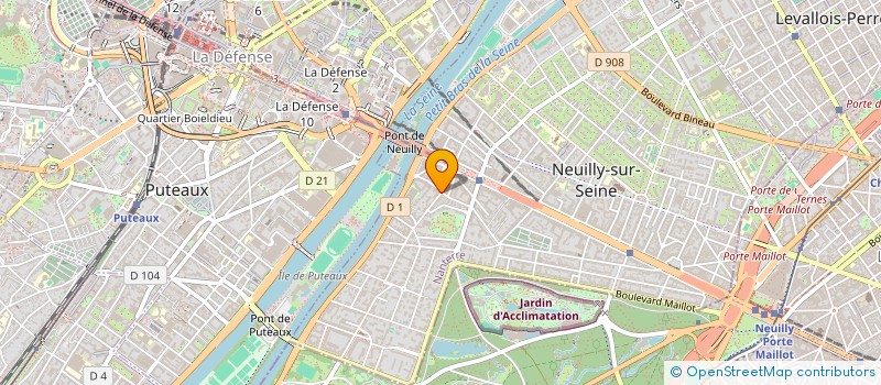 localisation de l'entreprise JABB ACADEMY à NEUILLY-SUR-SEINE