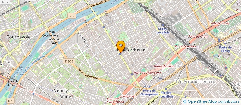 localisation de l'entreprise JABB GROUP à LEVALLOIS-PERRET
