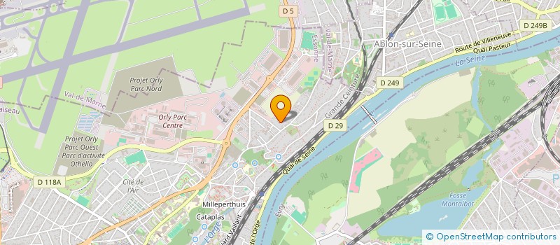localisation de l'entreprise JABELE à ATHIS-MONS