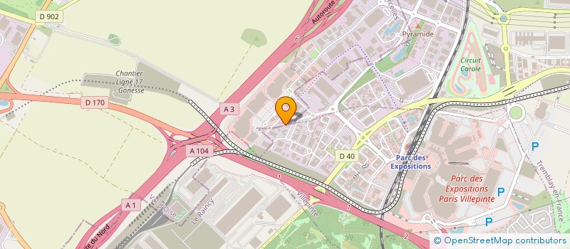 localisation de l'entreprise JABELEC  GONESSE