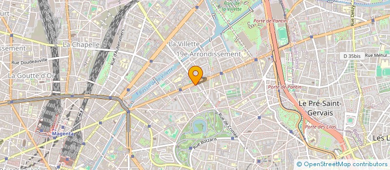 localisation de l'entreprise JABEN - 19  PARIS