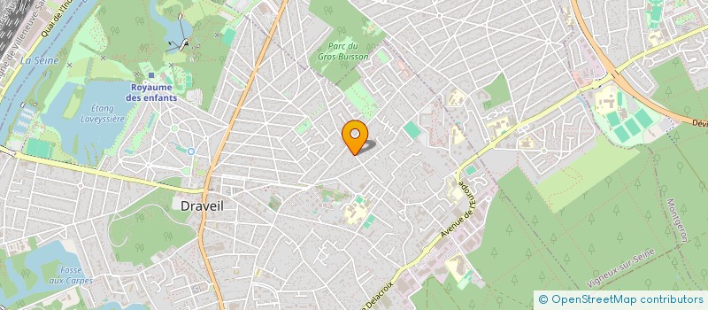localisation de l'entreprise JABER à DRAVEIL