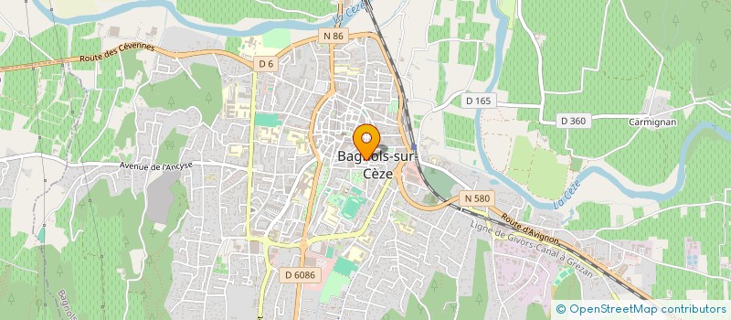 localisation de l'entreprise JABER FOR EVER à BAGNOLS-SUR-CEZE