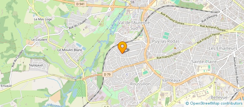localisation de l'entreprise JABETZA à LIMOGES