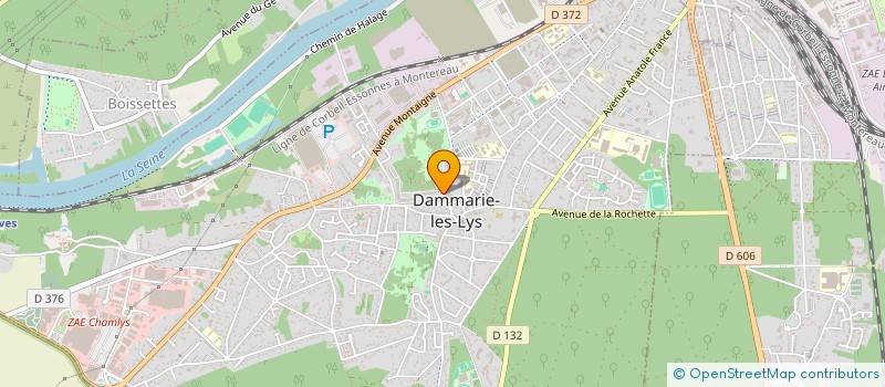 localisation de l'entreprise JABEUR TRANSPORT à DAMMARIE-LES-LYS