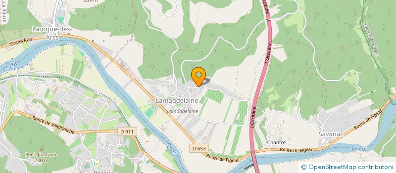 localisation de l'entreprise JABI  LAMAGDELAINE