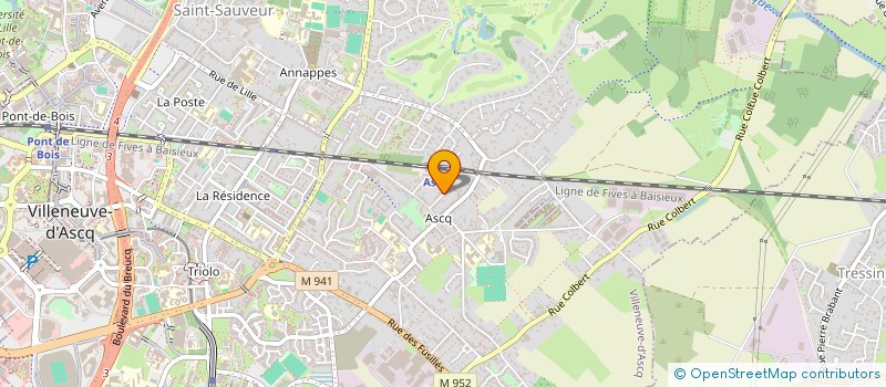 localisation de l'entreprise JABI IMMO  VILLENEUVE-D'ASCQ