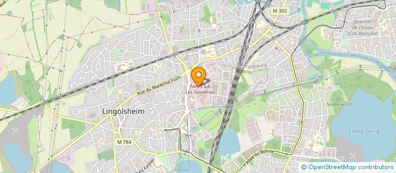 localisation de l'entreprise JABINA SCHOOL  LINGOLSHEIM