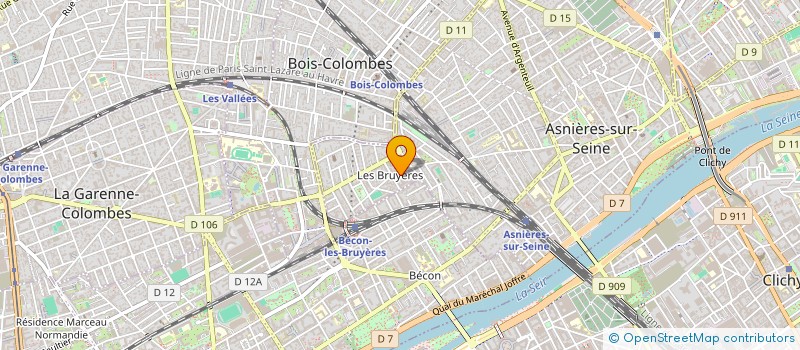 localisation de l'entreprise JABLA  ASNIERES-SUR-SEINE