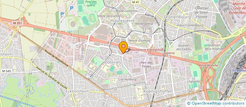 localisation de l'entreprise JABLI à STRASBOURG