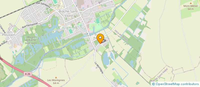 localisation de l'entreprise JABLONSKI JOHANN  VITRY-EN-ARTOIS