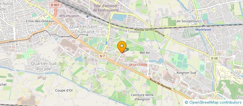 localisation de l'entreprise JABOS à AVIGNON