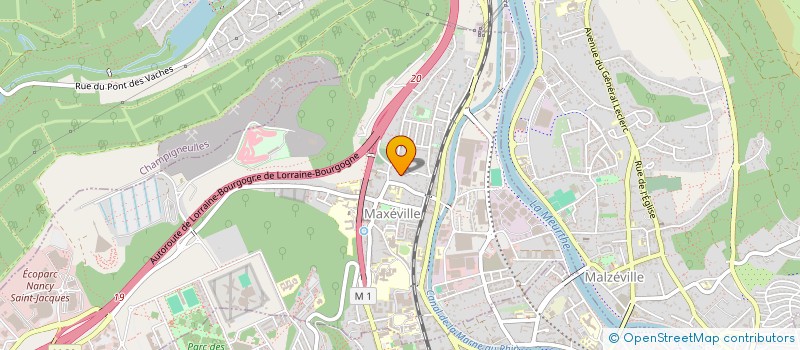 localisation de l'entreprise JABOT  NANCY