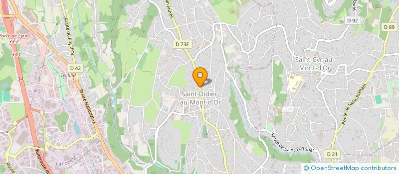 localisation de l'entreprise JABOT-DUCOUX  SAINT-DIDIER-AU-MONT-D'OR