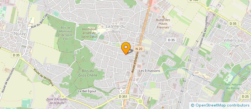 localisation de l'entreprise JABOU VTC à LA VILLE-DU-BOIS
