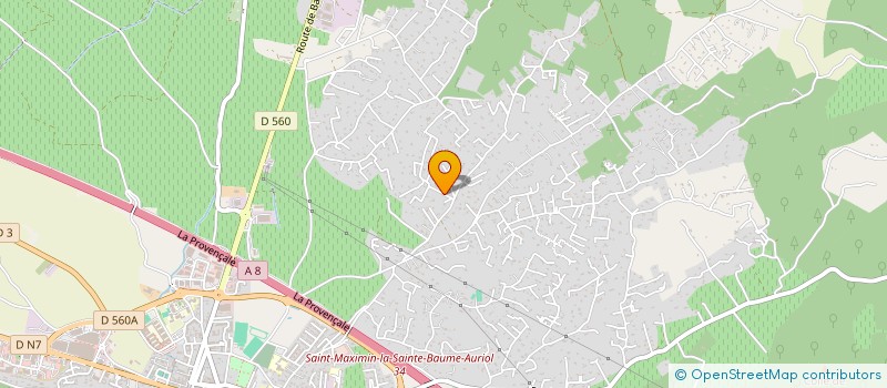 localisation de l'entreprise JABRE à SAINT-MAXIMIN-LA-SAINTE-BAUME