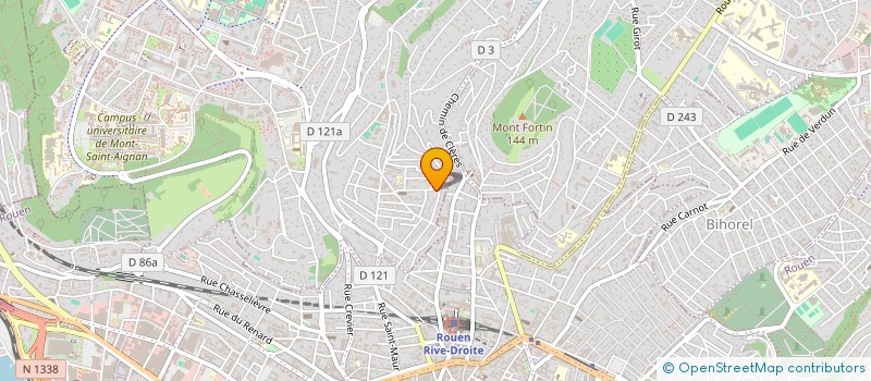 localisation de l'entreprise JABRI-LECLERC  MONT-SAINT-AIGNAN