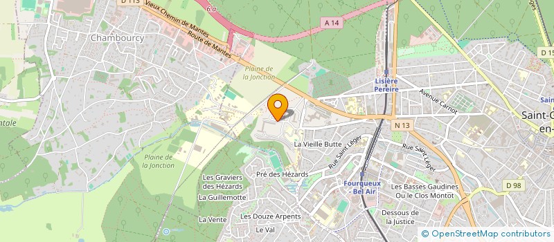 localisation de l'entreprise JABRI MONTAIGNE  SAINT-GERMAIN-EN-LAYE