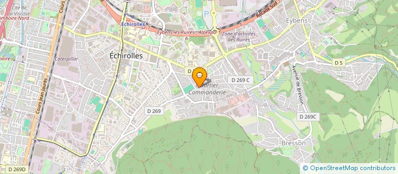 localisation de l'entreprise JABRILOU à ECHIROLLES