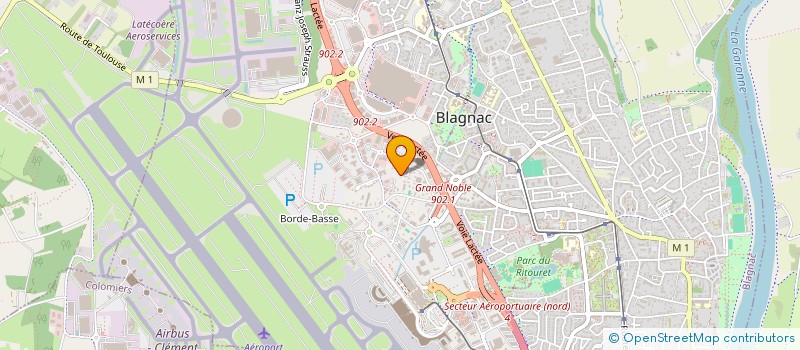 localisation de l'entreprise JABTAM  BLAGNAC