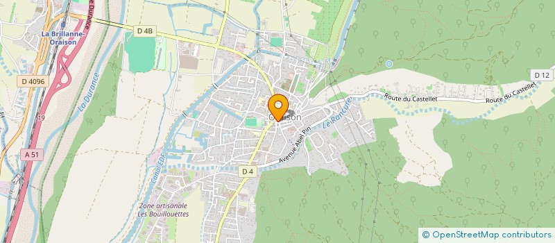 localisation de l'entreprise JAC 2  ORAISON