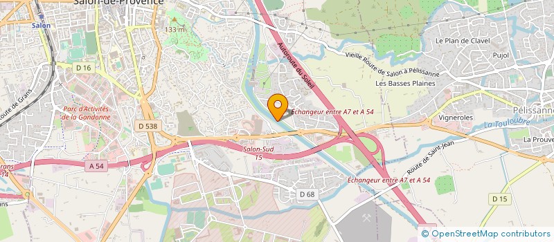 localisation de l'entreprise JAC à SALON-DE-PROVENCE