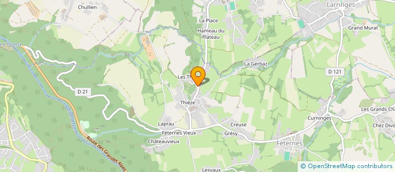 localisation de l'entreprise JAC  FETERNES