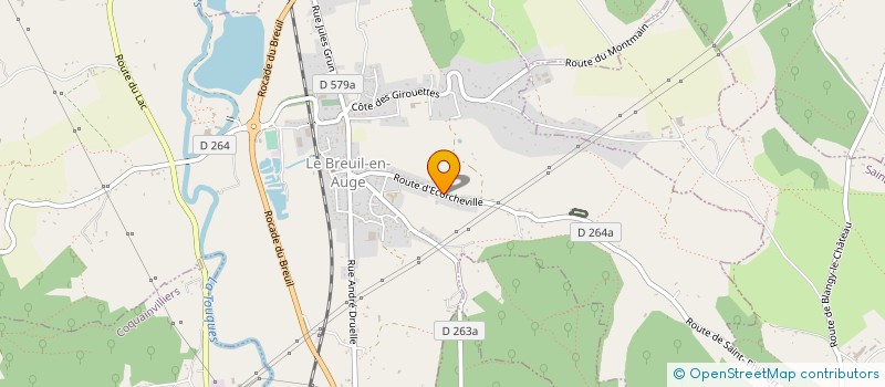 localisation de l'entreprise JAC  LE BREUIL-EN-AUGE