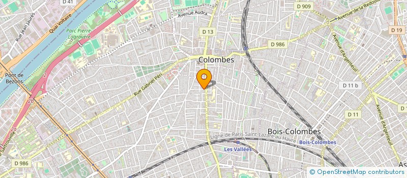 localisation de l'entreprise JAC à COLOMBES