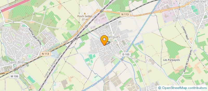 localisation de l'entreprise JAC  VALERGUES