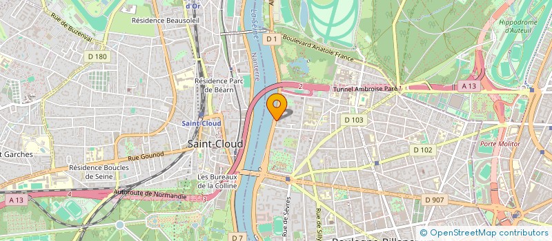 localisation de l'entreprise JAC  BOULOGNE-BILLANCOURT