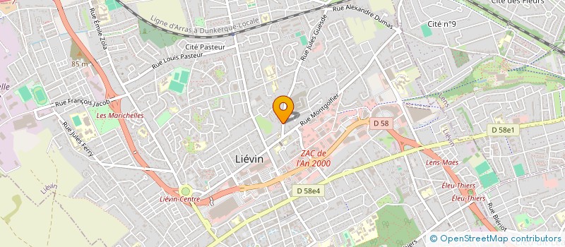 localisation de l'entreprise JAC'ANN  LIEVIN