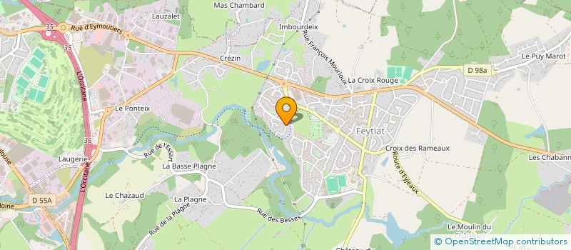 localisation de l'entreprise JAC'IMMO à FEYTIAT